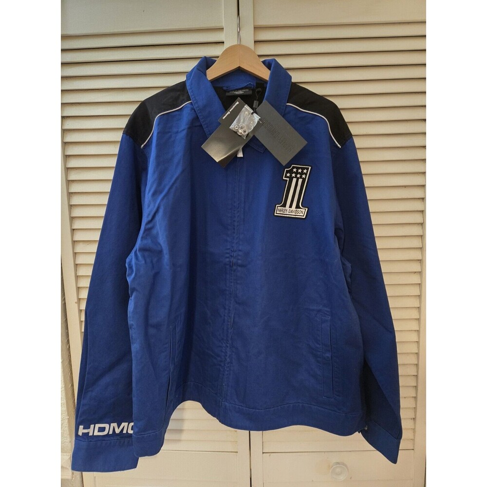 Harley Davidson Men's #1 Work Jacket - True Blue 2xl NWT